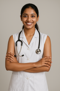 nursing sleeveless lab coat