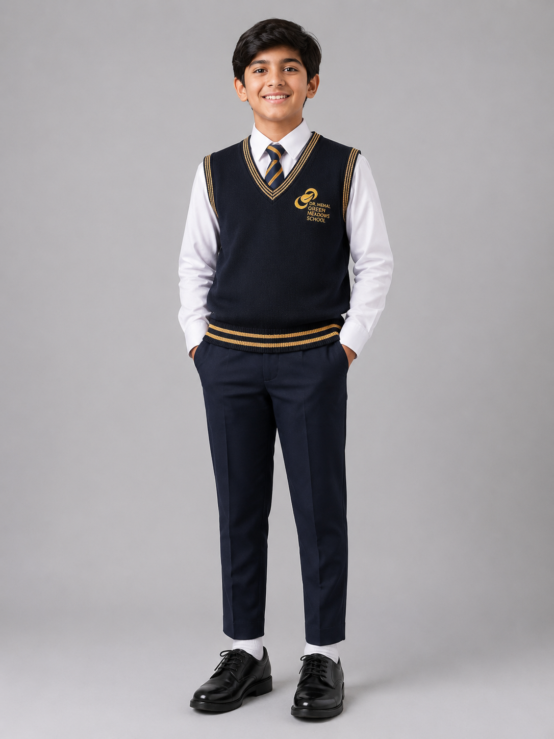 BML MUNJAL HALF SWEATER