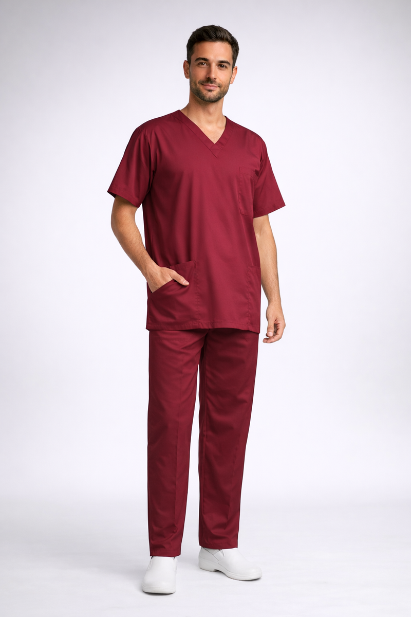 DOCTOR DRESS IN  MAROON