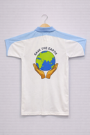 MAA SARASWATI BLUE  T-SHIRT