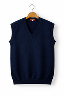 BLUE HALF SWEATER