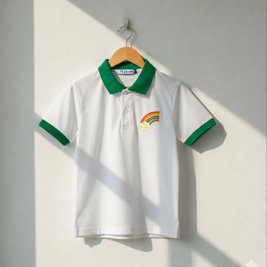 SAI SANSKAR GREEN T-SHIRT