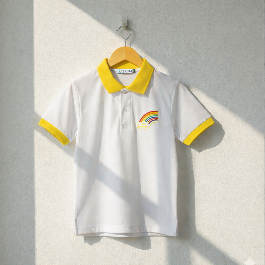 SAI SANSKAR YELLOW T-SHIRT