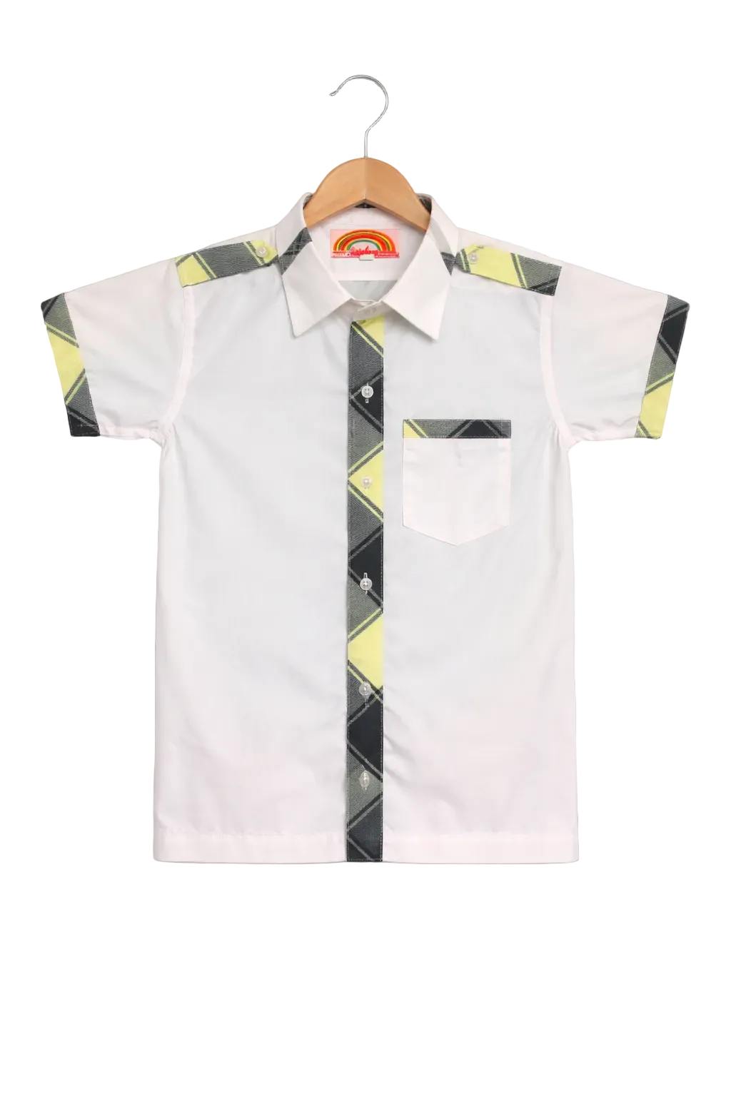 ANGEL NURS B/W CHECK SHIRT