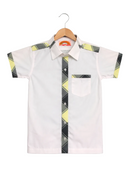 ANGEL NURS B/W CHECK SHIRT
