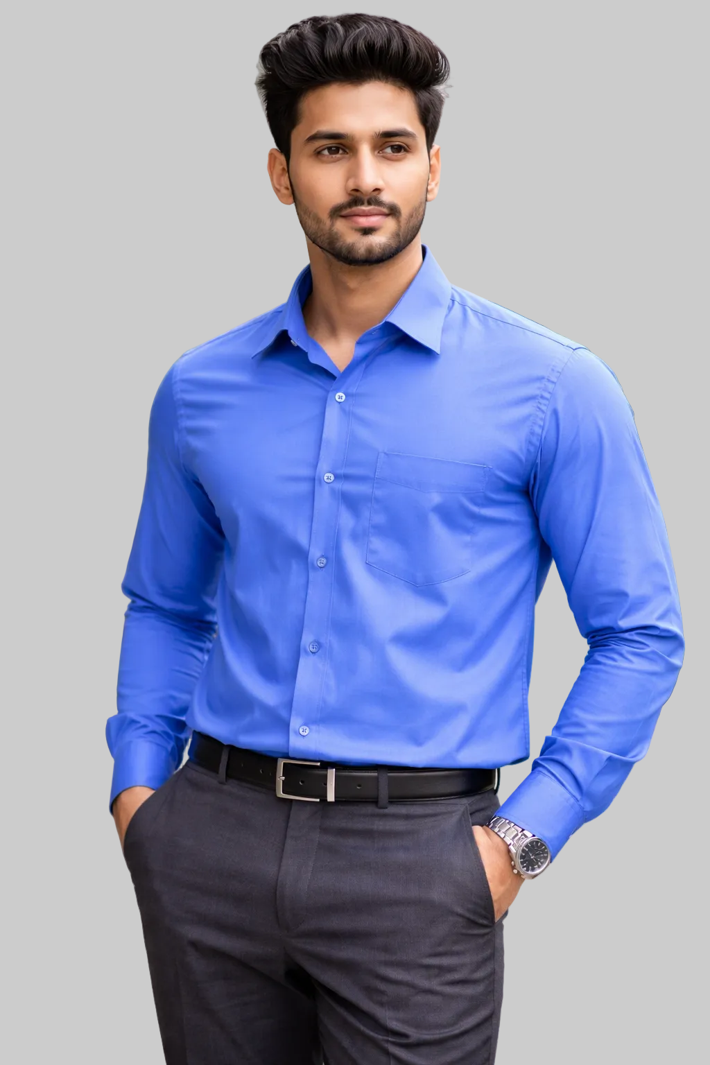 ROYAL BLUE SHIRT FULL