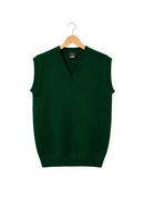 GREEN HALF SWEATER