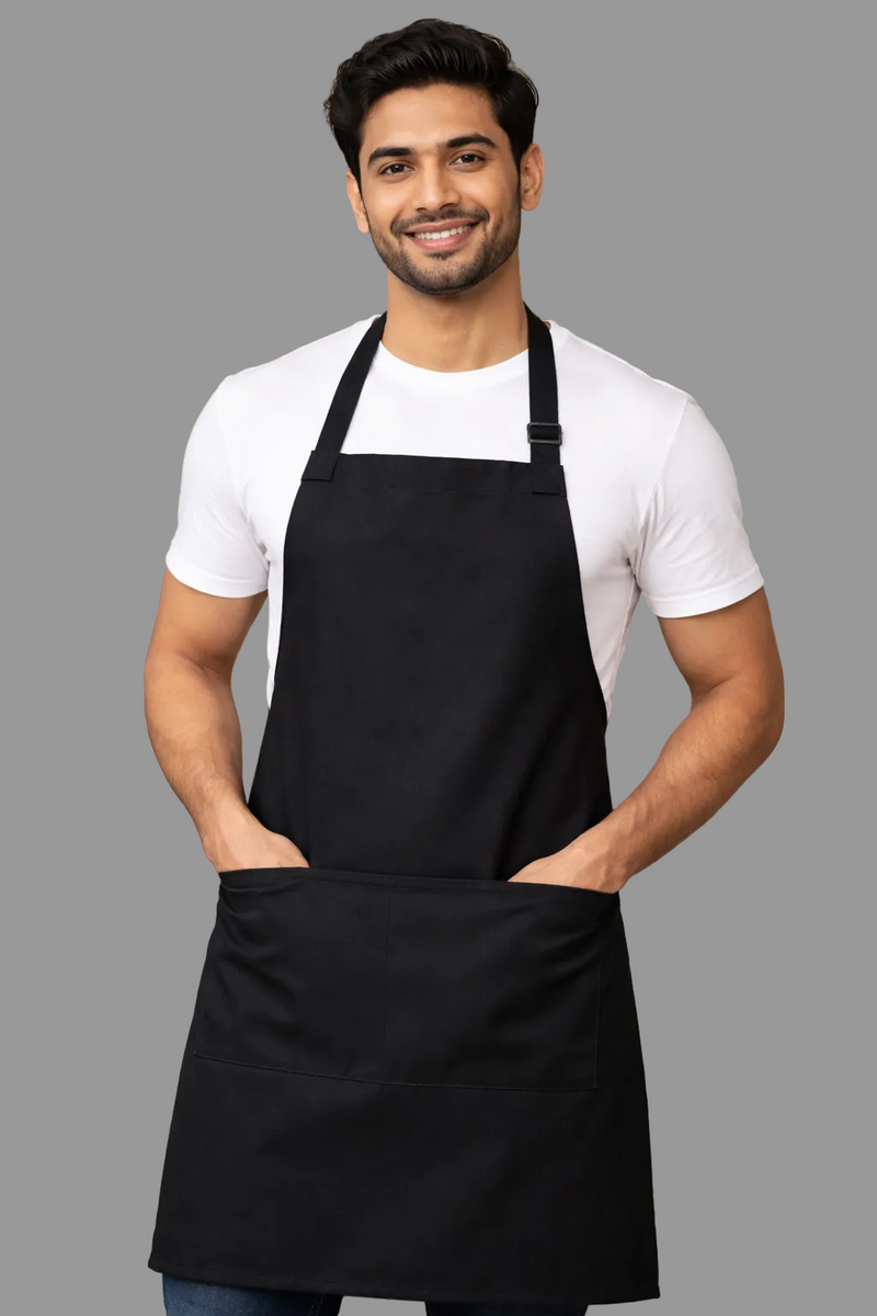 BLACK  APRON