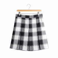 ANGEL NURS B/W CHECK SKIRT