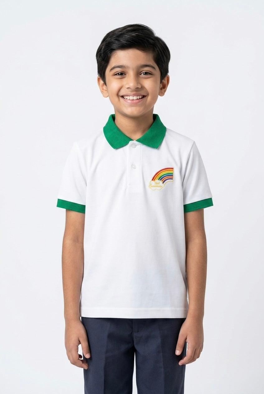 SAI SANSKAR GREEN T-SHIRT