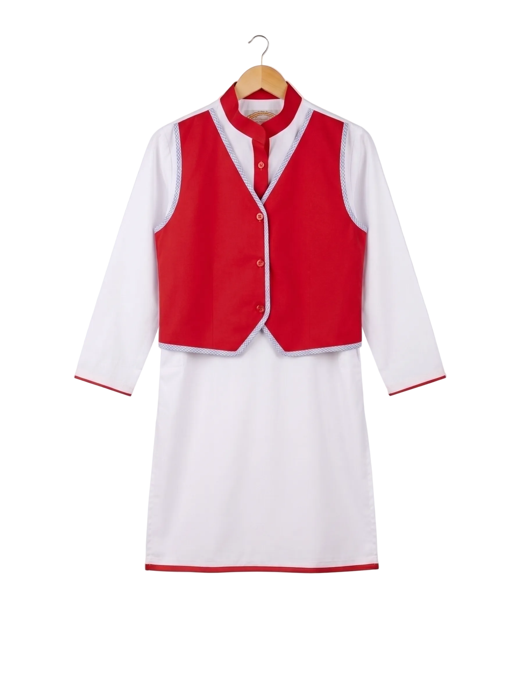 ST. MARRY RED SUIT