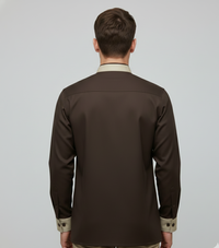 DARK BROWN HOUSEKEEPING COAT