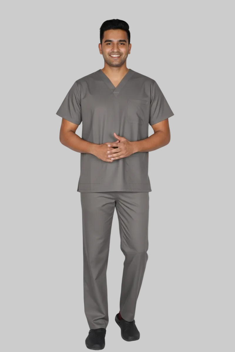DOCTOR DRESS IN GRAY