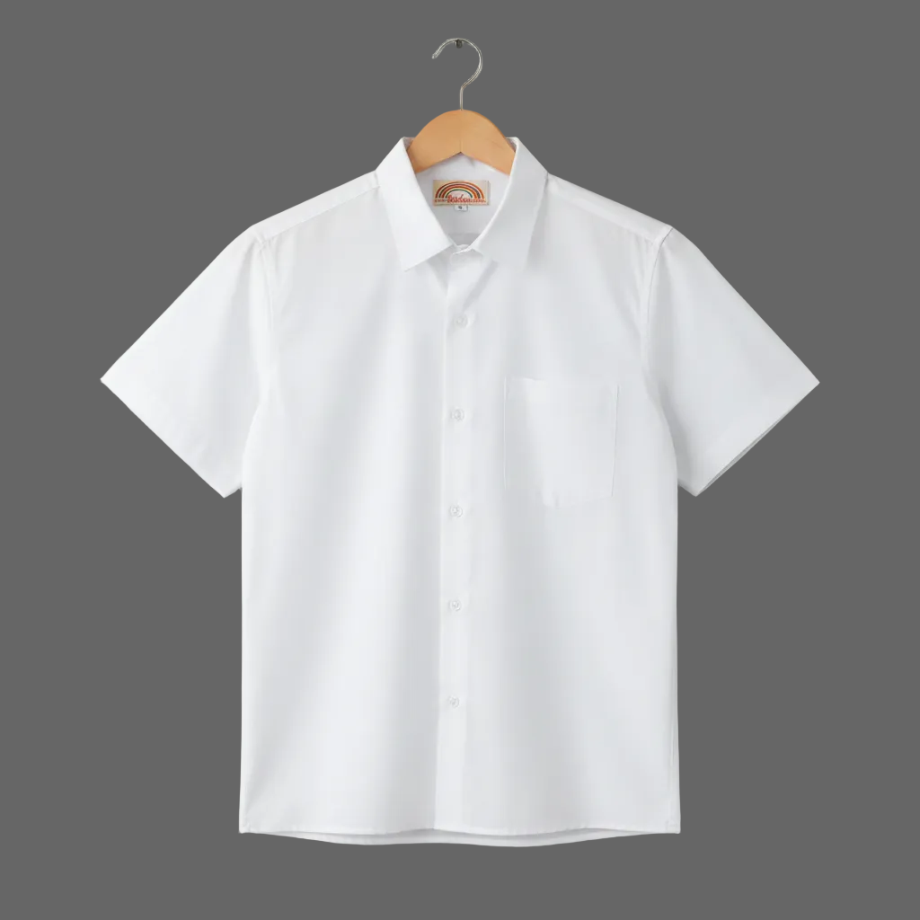 WHITE SHIRT HALF SLEEVE