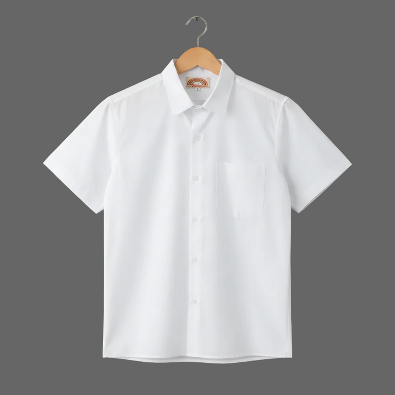 WHITE SHIRT HALF SLEEVE