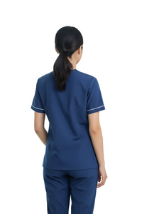 DOCTOR DRESS IN DARK BLUE WITH WHITE STRIPS