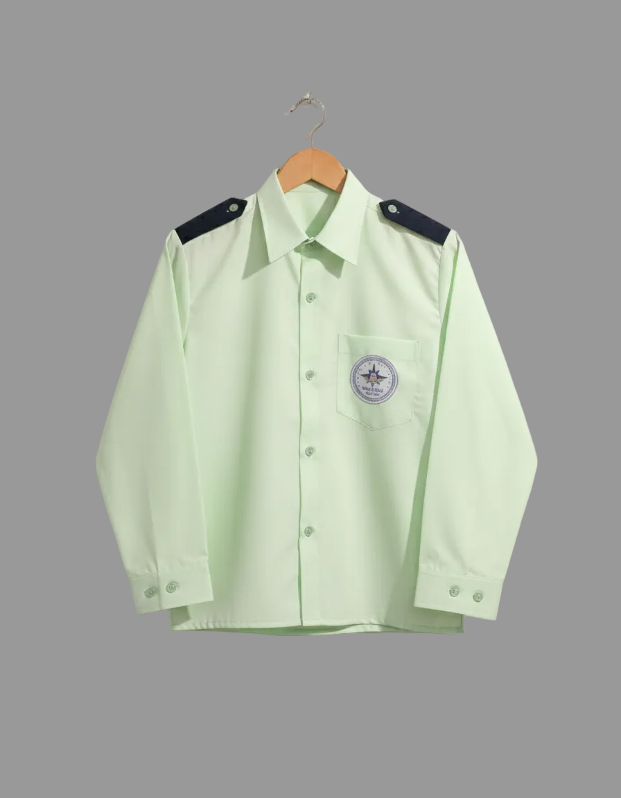 Mount Litera School Shirt – Full Sleeves with Shoulder Flaps