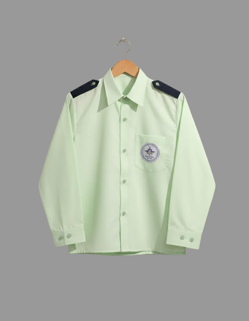 Mount Litera School Shirt – Full Sleeves with Shoulder Flaps