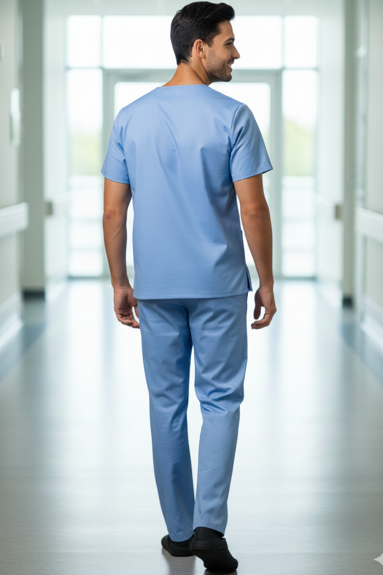 LIGHT BLUE DOCTOR DRESS