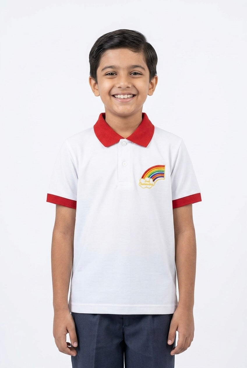 SAI SANSKAR RED T-SHIRT