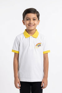 SAI SANSKAR YELLOW T-SHIRT