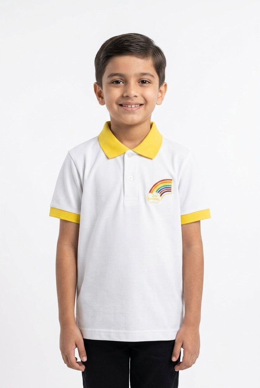 SAI SANSKAR YELLOW T-SHIRT