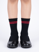 WISDOM GLOBAL RED SOCKS