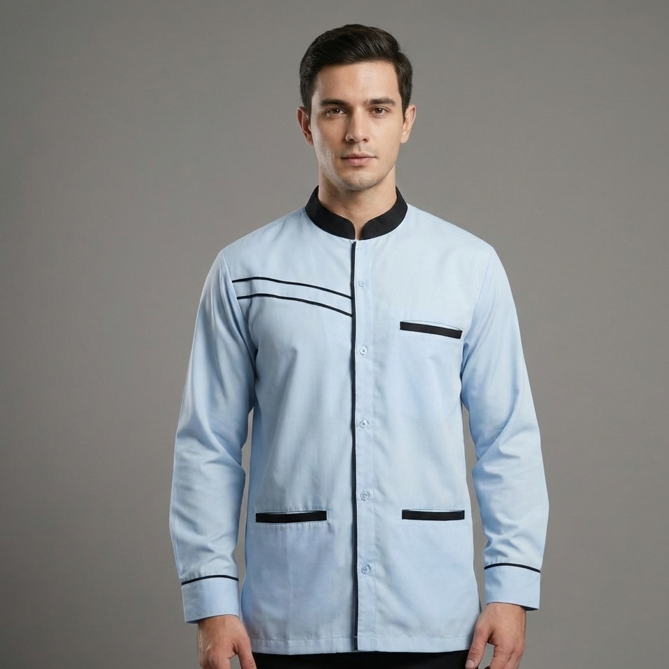 SKY BLUE HOUSEKEEPING SHIRT