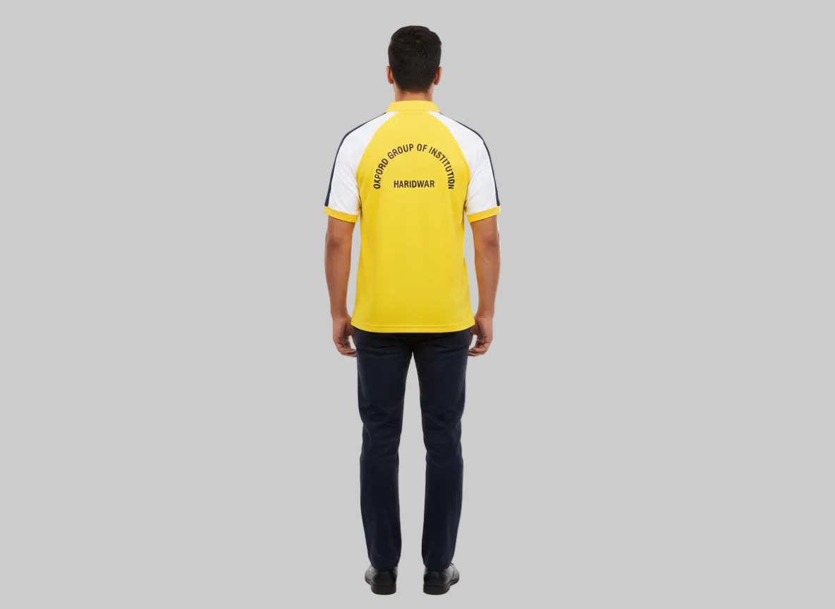 OXFORD COLLEGE YELLOW T- SHIRT