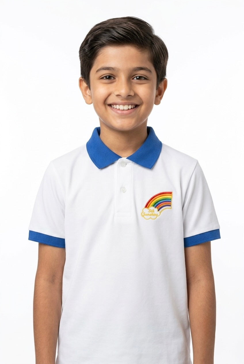 SAI SANSKAR BLUE T-SHIRT
