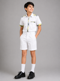 ANGEL NURS B/W CHECK SHIRT