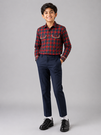 DAV FULL SHIRT (CHECK) BOY
