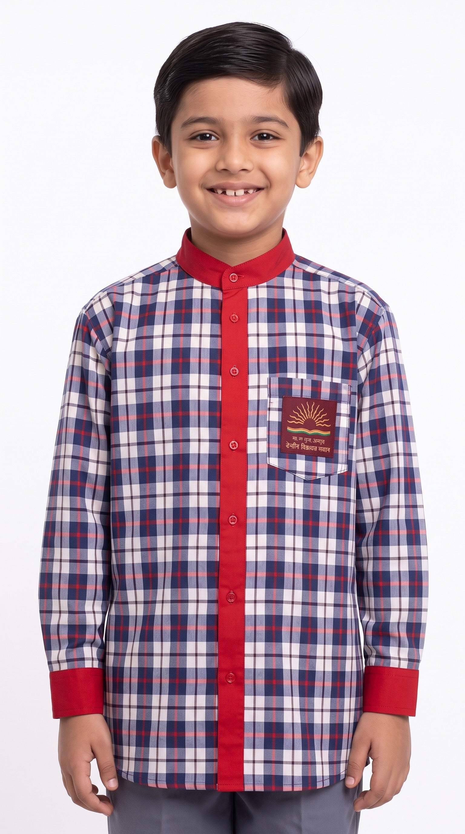 KVS JR FULL SHIRT(ROUND COLLAR)