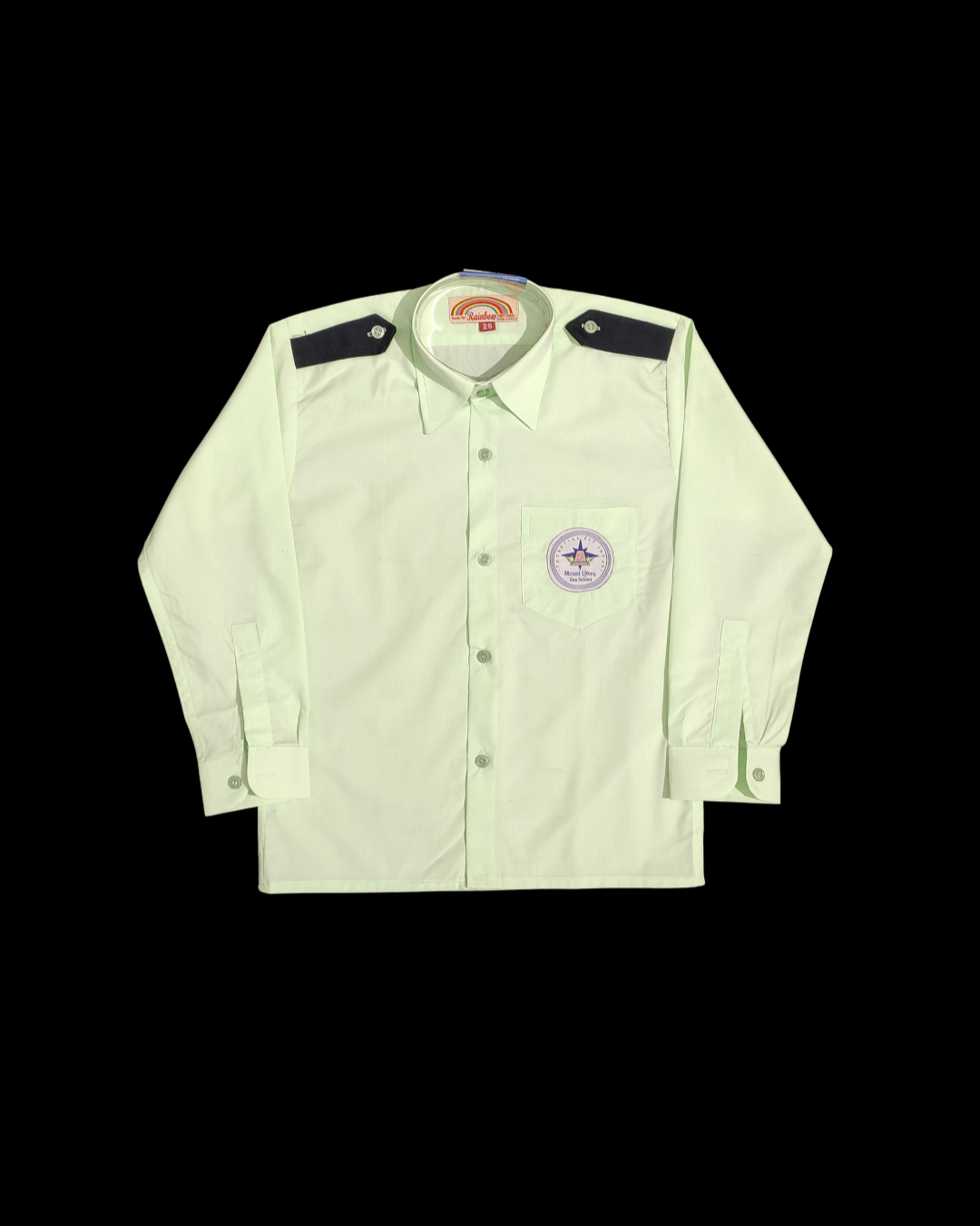 Mount Litera School Shirt – Full Sleeves with Shoulder Flaps