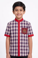 KVS JR  SHIRT(ROUND COLLAR)