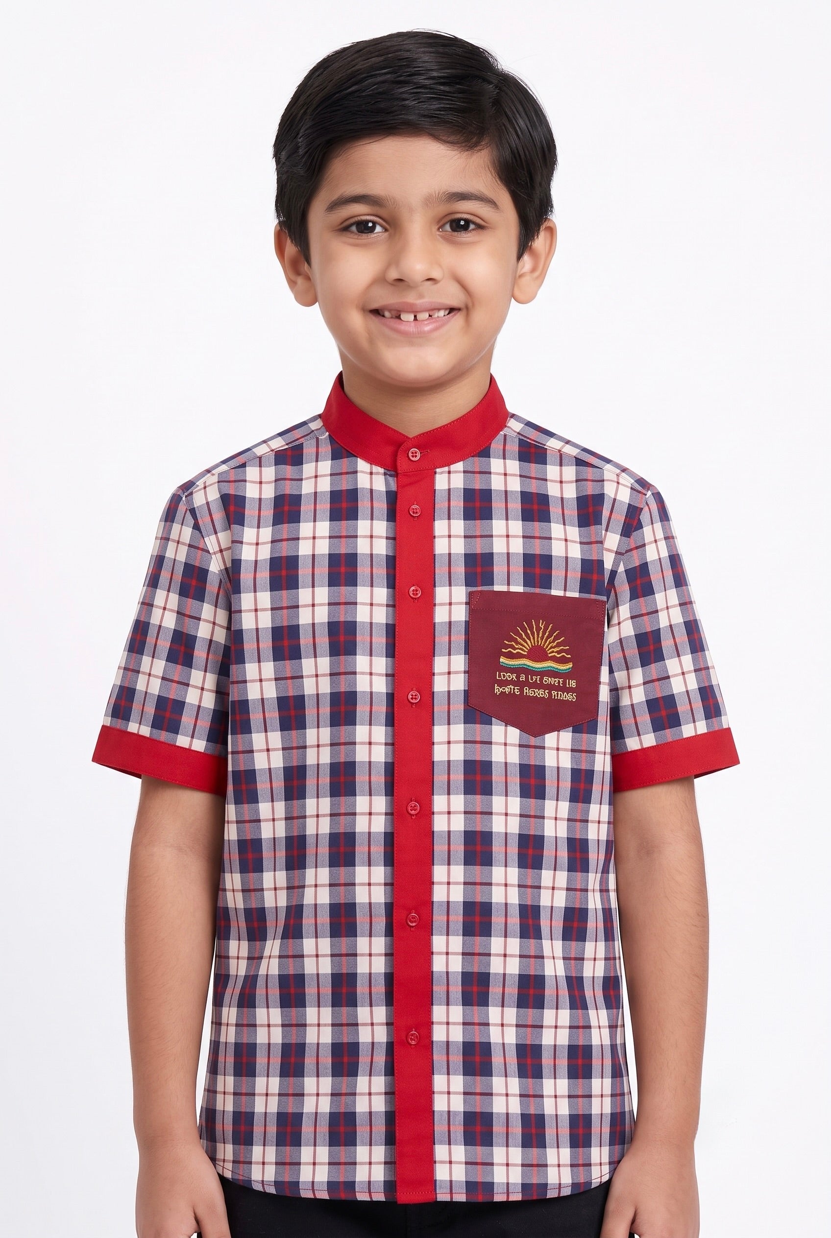 KVS JR  SHIRT(ROUND COLLAR)
