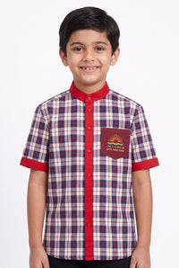 KVS JR  SHIRT(ROUND COLLAR)