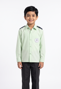 Mount Litera School Shirt – Full Sleeves with Shoulder Flaps
