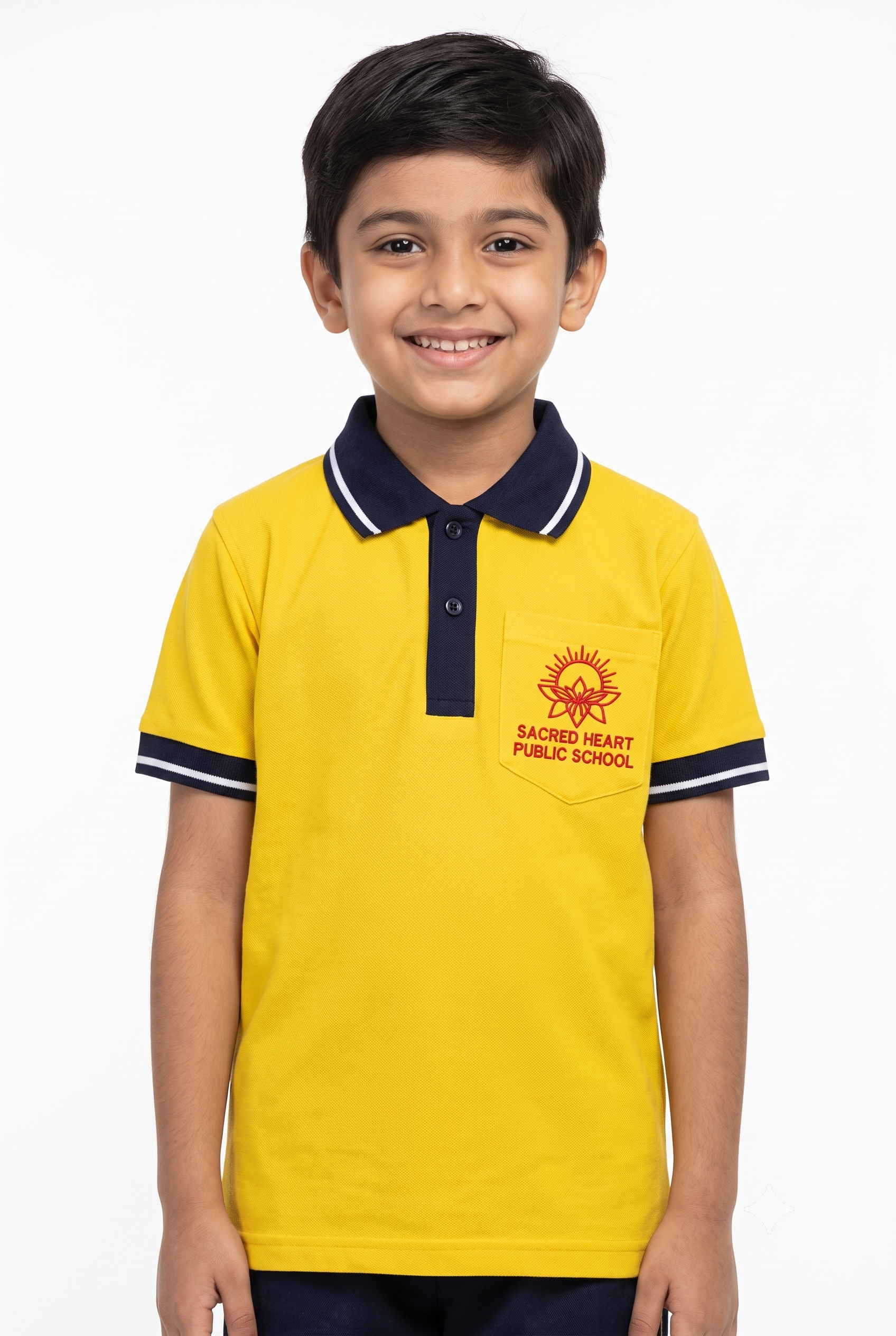SACRED HEART YELLOW T-SHIRT