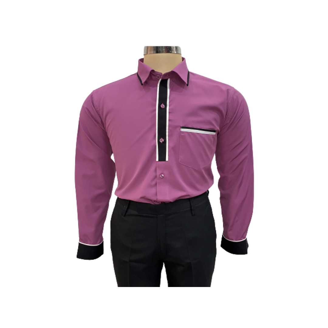 Dressing Purple Shirt Gray Pants Black Stock Photo 175285922 | Shutterstock