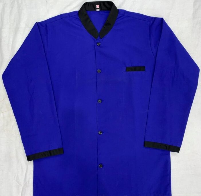 ROYAL BLUE COAT(BLACK COLLAR) - Rainbow Uniforms